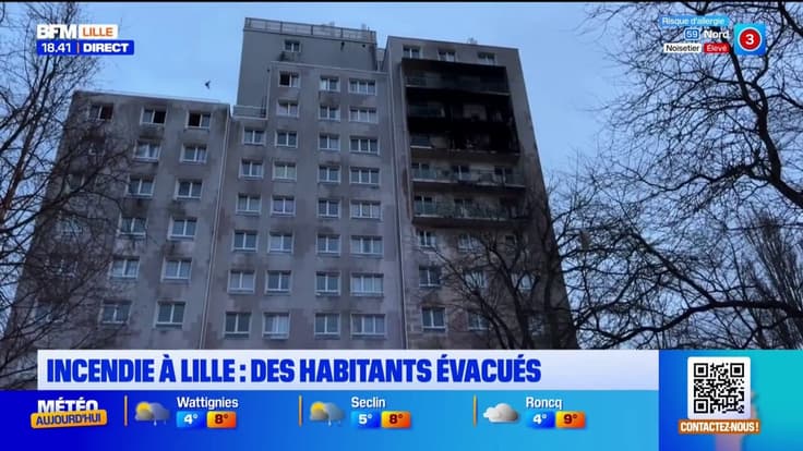 Incendie à Lille : pas de blessé