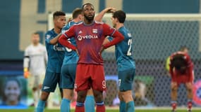 Moussa Dembélé lors du match Zénith-OL en Ligue des champions, le 27 novembre 2019