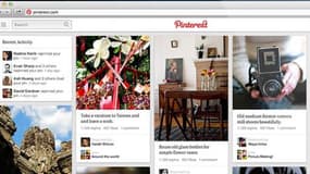 Pinterest n'a pas encore de publicité sur son site.