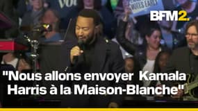  Revivez le concert de John Legend lors d'un meeting en soutien à Kamala Harris 