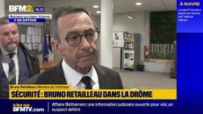 "Avoir une politique qui soit la plus ferme possible": Retailleau défend son action dans la Drôme
