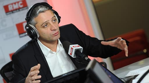 Jean-François Achilli, dans le studio de RMC