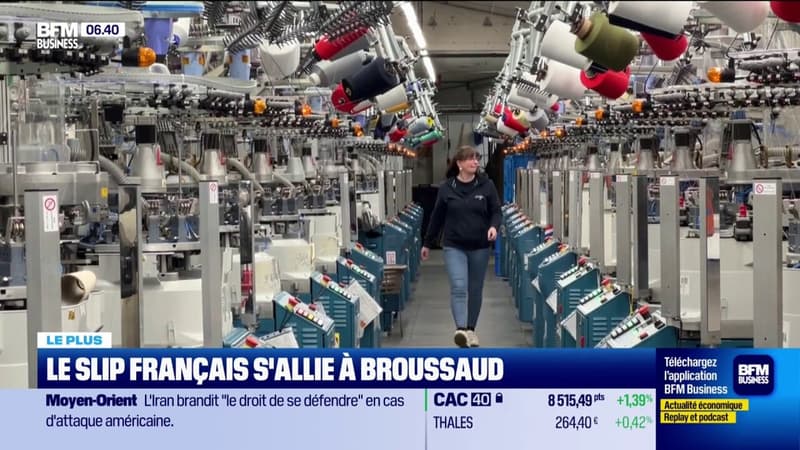 LE PLUS - Le Slip Français et Broussaud Textiles, fabricant de chaussettes, créent "La Belle Paire" en inaugurant un atelier commun à Limoges