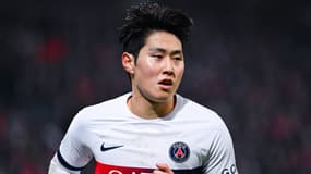 Kang-in Lee lors de Lille-PSG, le 17 décembre 2023 en Ligue 1