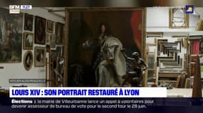 Le portrait de Louis XIV restauré à Lyon 