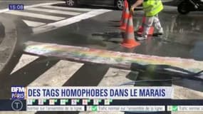 Tags homophobes dans le Marais: "C'est gratuit et ça pourrit la vie", témoigne un habitant du quartier