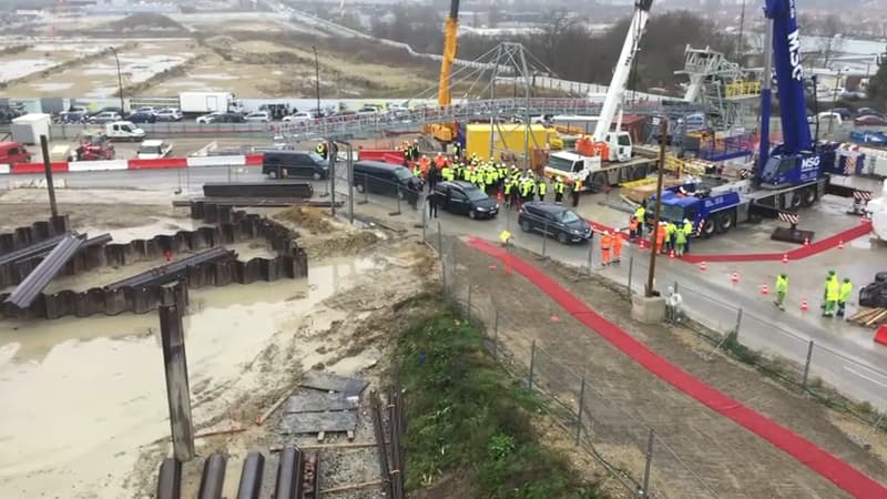 Plusieurs chantiers du Grand Paris Express sont en cours.