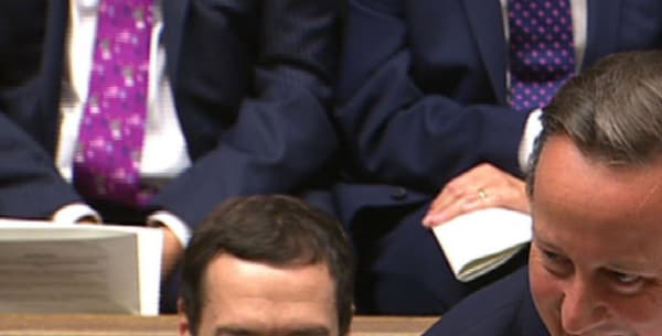 David Cameron lors de sa dernière séance au Parlement britannique 