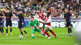 Marc-André ter Stegen lors du match Monaco-Barça (2-1, Ligue des champions), le 19 septembre 2024