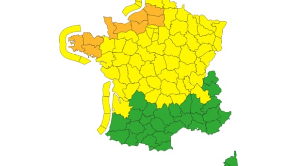 Vigilance orange aux vents violents dans 9 départements Vigilance orange aux vents violents dans 9 départements