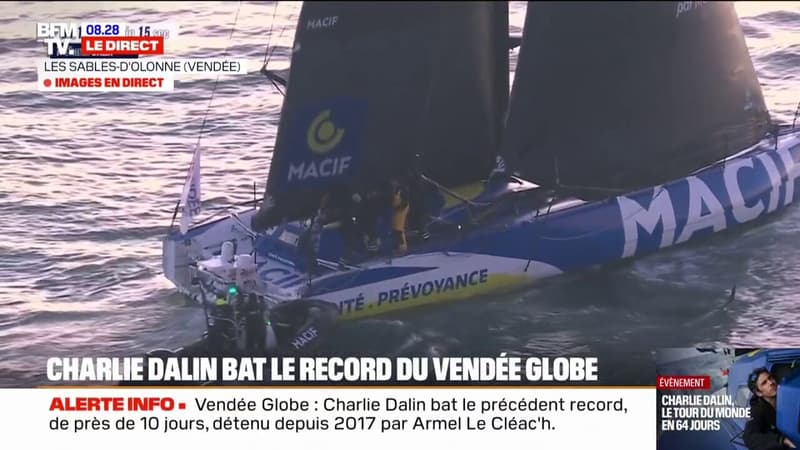 Vendée Globe: la famille de Charlie Dalin rejoint le skipper pour célébrer sa victoire, après 64 jours en solitaire