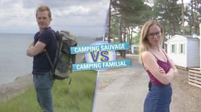 Les matches de l'été: camping sauvage ou camping familial?