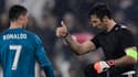 Cristiano Ronaldo et Gianluigi Buffon