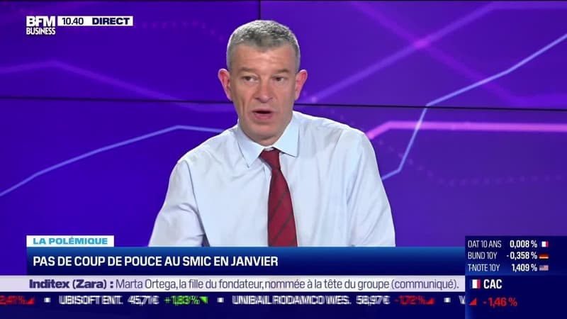 Nicolas Doze : Pas de coup de pouce au SMIC en janvier - 30/11