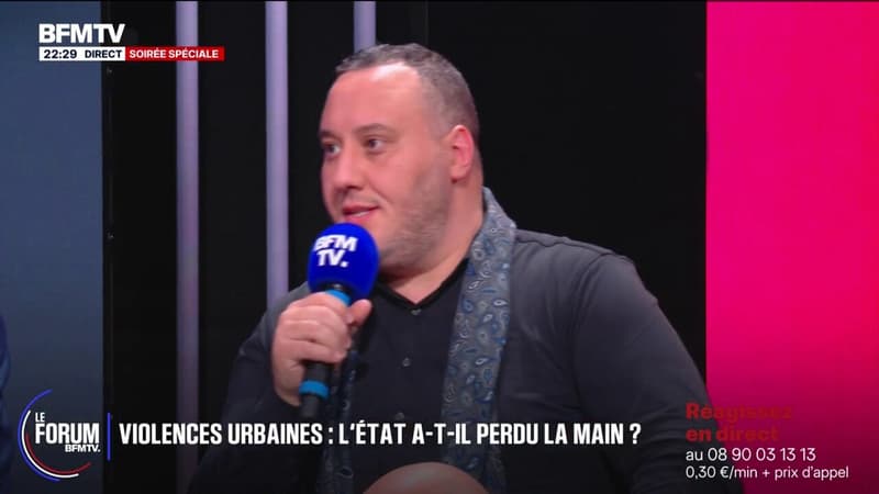 FORUM BFMTV - Violences urbaines après le sacre du PSG: "C'est la responsabilité de l'État, il y a un échec total", dénonce Brahim, chauffeur VTC