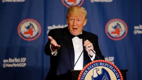 Donald Trump lors d'un gala du Parti républicain, le 14 avril, à New York. 