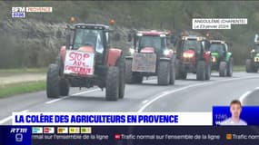 Provence: la colère des agriculteurs 
