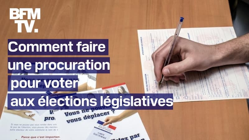 Voici comment faire une procuration pour voter aux élections législatives