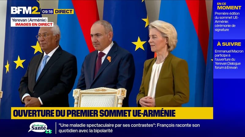 Ouverture du premier sommet UE-Arménie et cérémonie de signature