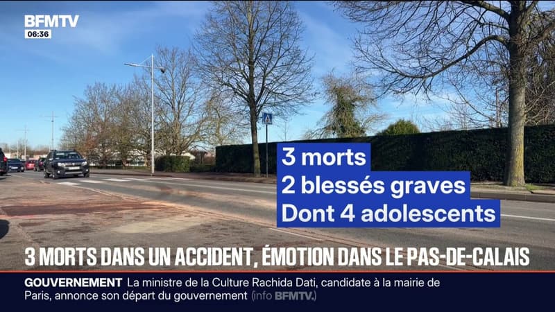 Ce que l'on sait de l'accident qui a fait trois morts et deux blessés dans le Pas-de-Calais