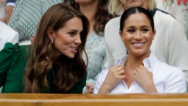 Kate Middleton et Meghan Markle à la finale féminine du tournoi de Wimbledon 2019