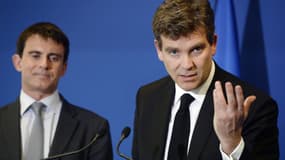 Arnaud Montebourg et Manuel Valls, le 12 mai 2014.
