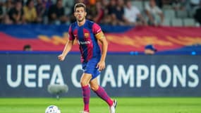 Sergi Roberto, capitaine du Barça, lors de la première journée de Ligue des champions, 15 octobre 2023