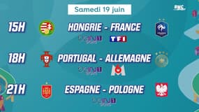 Euro 2020 : Le programme TV de la J2 (16 au 19 juin)