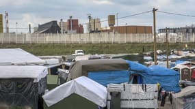 La "jungle" de Calais le 12 octobre 2016