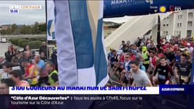 "Je me suis régalé": 3100 coureurs sur la ligne de départ du marathon de Saint-Tropez