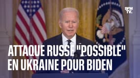 Pour Joe Biden, une attaque russe reste "possible" en Ukraine