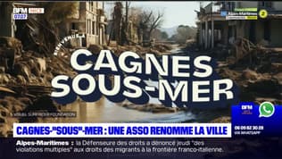 "Cagnes-sous-Mer": une association renomme la ville pour alerter sur le phénomène de montée des eaux