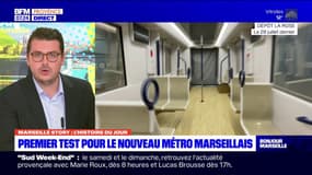 Premier test pour le nouveau métro marseillais