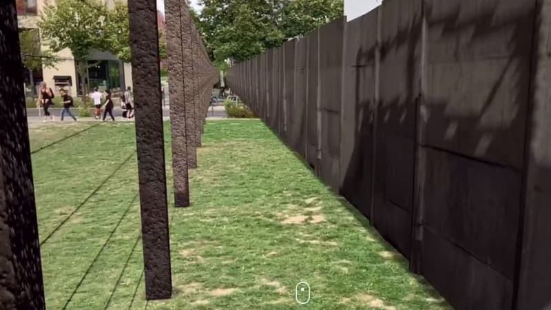 Le mur de Berlin, en réalité augmentée. 