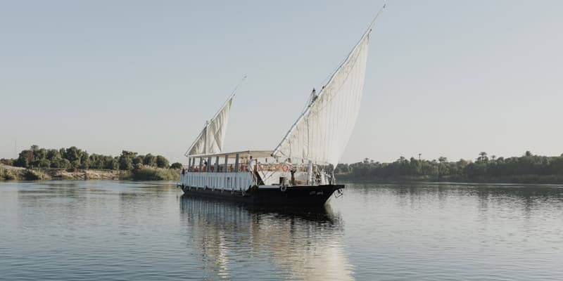 Croisière sur le Nil à bord d’un dahabieh de prestige 