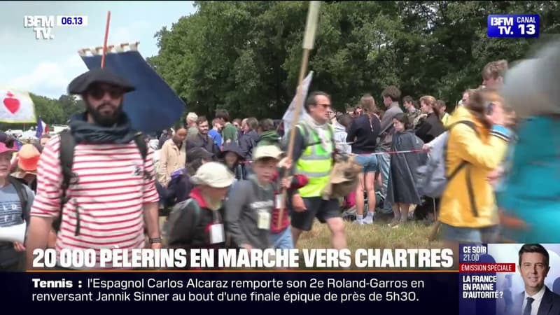Avec près de 20.000 participants, le pèlerinage de Chartres bat record d'affluence