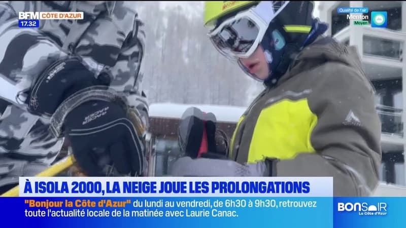 Isola 2000 : la station profite des récentes chutes de neige