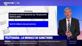 Télétravail: le gouvernement menace de sanctionner les entreprises qui ne jouent plus le jeu