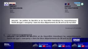 Alsace: les "rave-parties" interdites dans le Bas-Rhin et le Haut-Rhin jusqu'à mardi