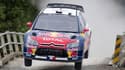 Sébastien Loeb est pour l'instant troisième du rallye de Finlande