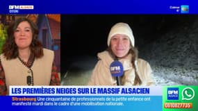 Les premières neiges sont tombées sur le massif alsacien