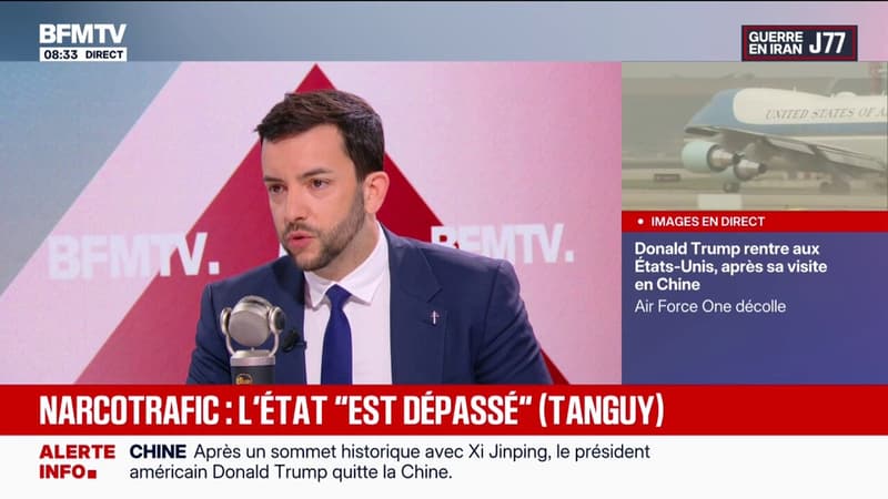 Jean-Philippe Tanguy (RN): "La majorité des autres partis politiques ne sont pas déterminés à lutter contre le narcotrafic"