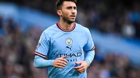 Aymeric Laporte sous le maillot de Manchester City, 15 avril 2023