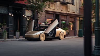 Le Tesla Cybercab se présente comme une voiture électrique deux places avec un coffre. Peu de détails ont été communiqués. 