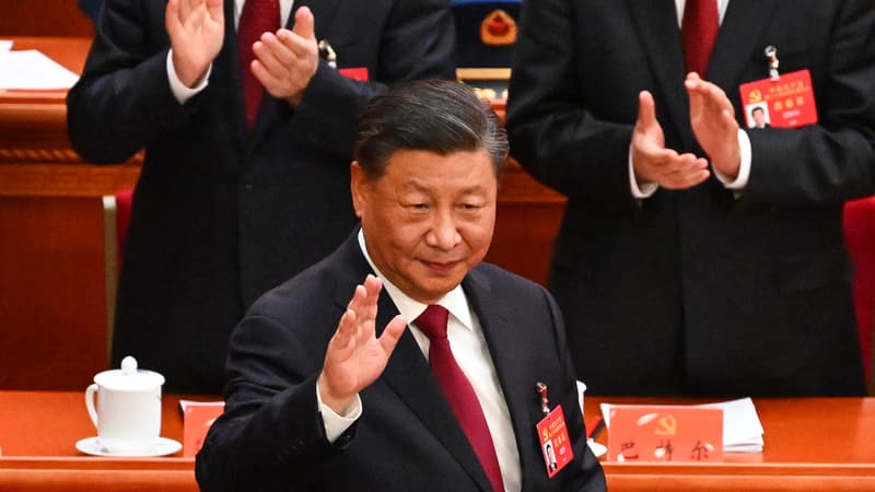 Le président chinois Xi Jinping assiste à l'ouverture du 20ème Congrès du parti communiste chinois à Pékin, le 16 octobre 2022