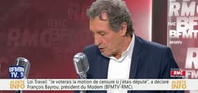 François Bayrou face à Jean-Jacques Bourdin en direct