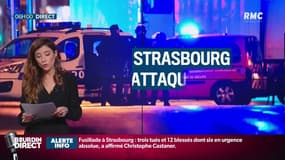 Strasbourg: le bilan, ce matin, fait état de 3 morts et 12 blessés, dont 6 en urgence absolue. L'homme qui a tiré est en cavale. Le plan Vigipirate a été élevé à "urgence attentats".