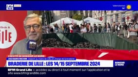 Jacques Richir, adjoint au maire de Lille, s'attend à "autant de monde" malgré une braderie programmée mi-septembre
