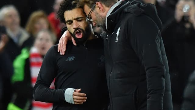 Mohamed Salah et Jürgen Klopp