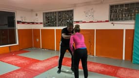 Deux membres de l'association de MMA de Villiers-sur-Marne